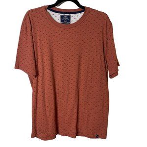 MBX Premium Goods Shirt Short Sleeve Crew Neck Rust Orange T-Shirt Men's Large